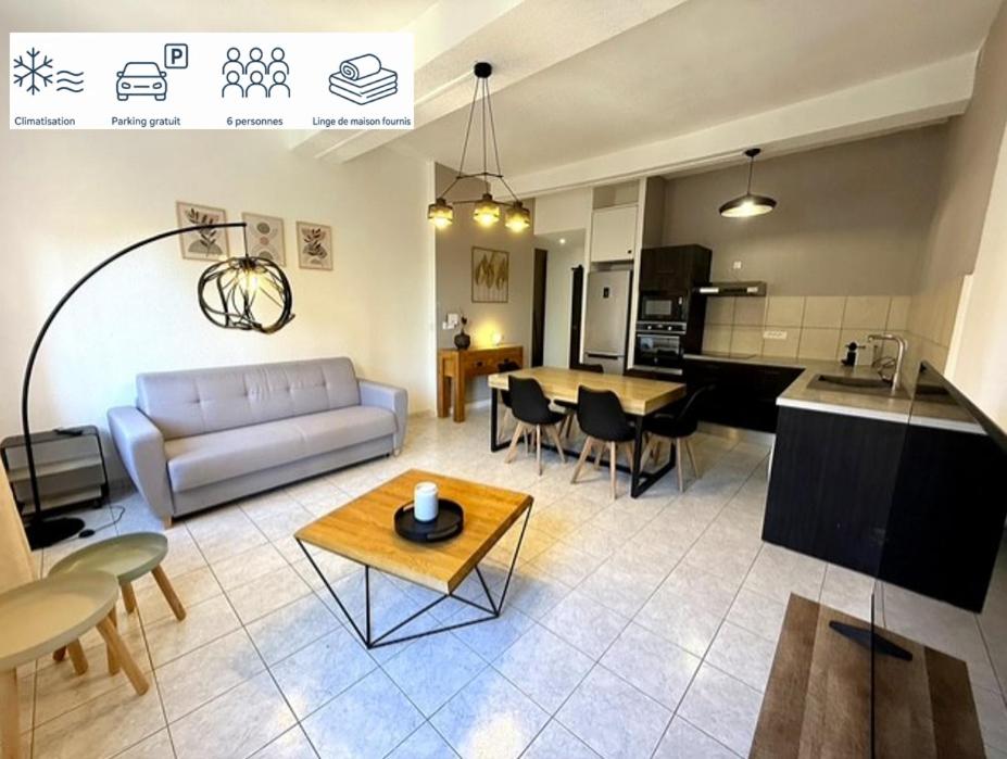Appartement Climatisé & Linge de Maison Inclus - 1