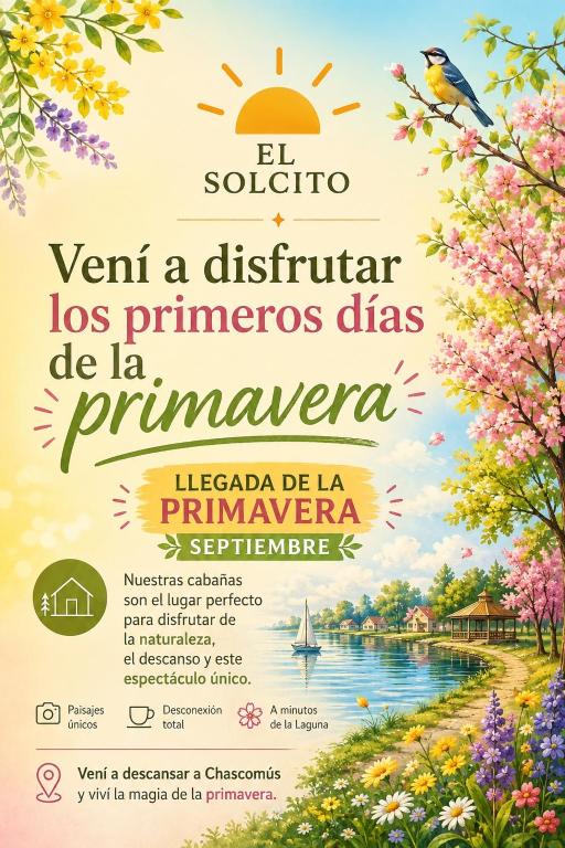 CASA SOL, encantadora casa a dos cuadras de la Laguna, con estufa a leña, pileta y parque en Complejo El Solcito - 2