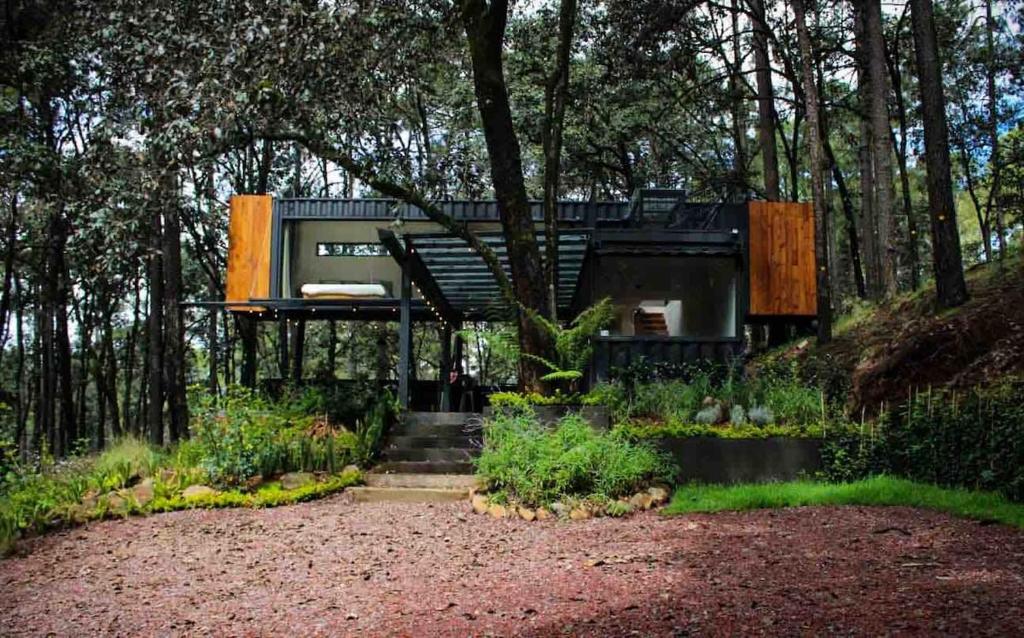 Container House en el bosque con jacuzzi privado - 3