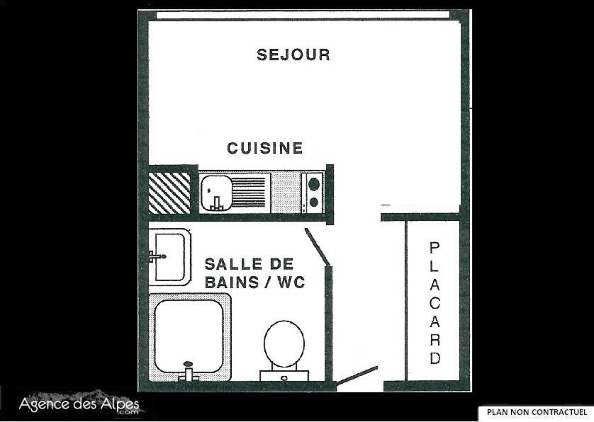 Résidence Combes - Appartement 2 personnes aux pieds des pistes aux Menuires avec vue panoramiqe MAE-4084 - 5