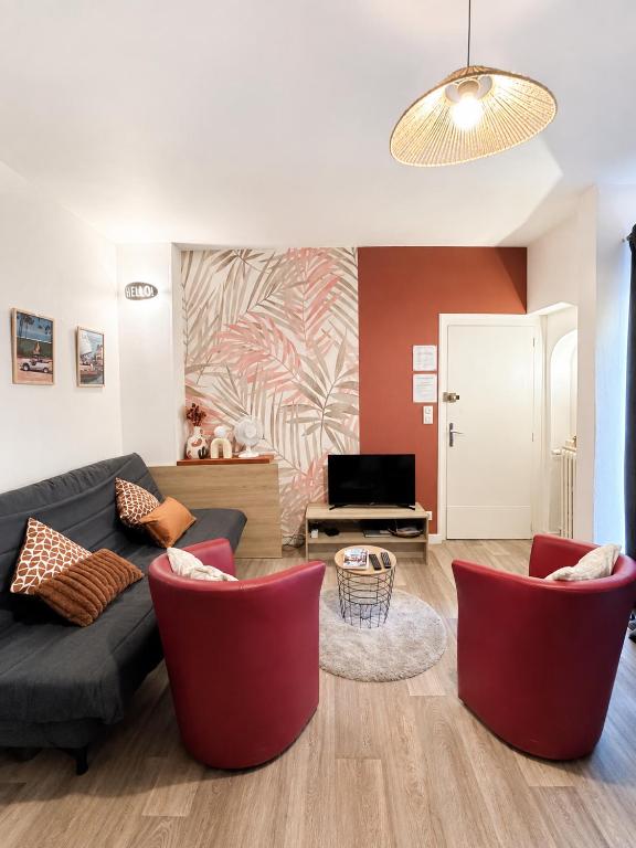 Le Clos des Baleines RDC avec jardin et 1 place de parking privée dans un garage - 1