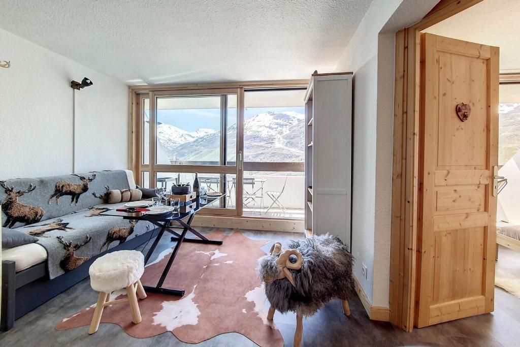 Résidence Combes - Appartement moderne · Départ et retour skis aux pieds · Balcon MAE-1074 - 3