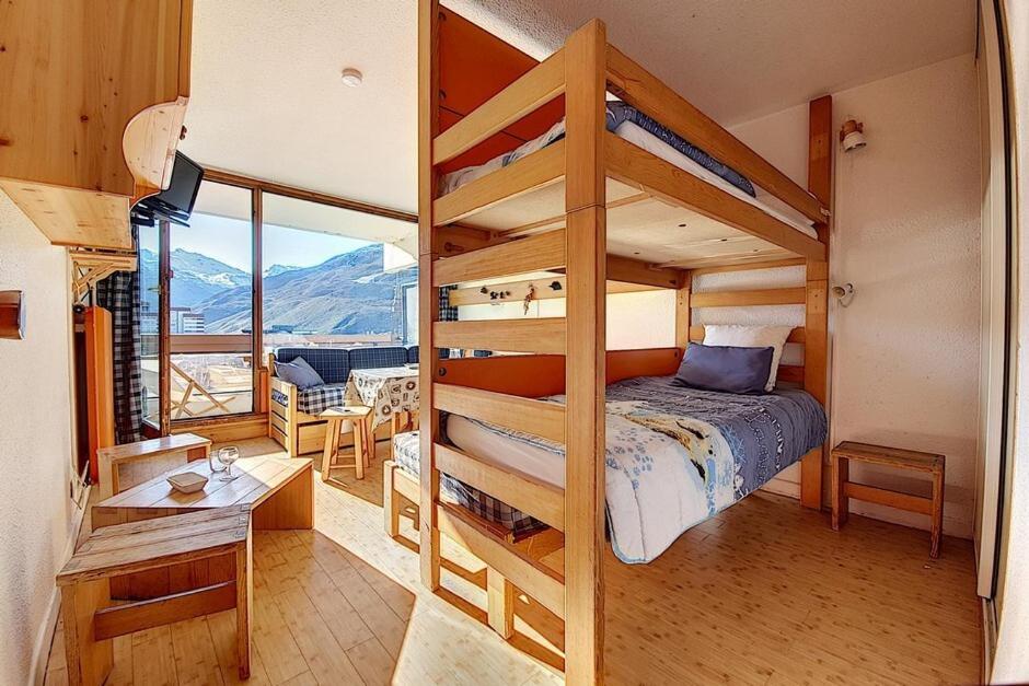 Résidence Chaviere - Studio lumineux · Départ et retour ski aux pieds · Balcon vue sur pistes MAE-3534 - 2