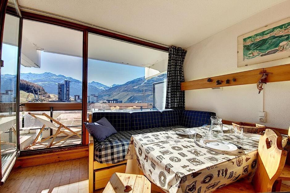 Résidence Chaviere - Studio lumineux · Départ et retour ski aux pieds · Balcon vue sur pistes MAE-3534 - 1