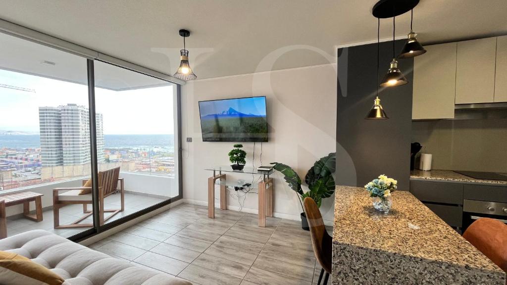 Hermoso departamento de 1D, terraza y vista al mar - 5