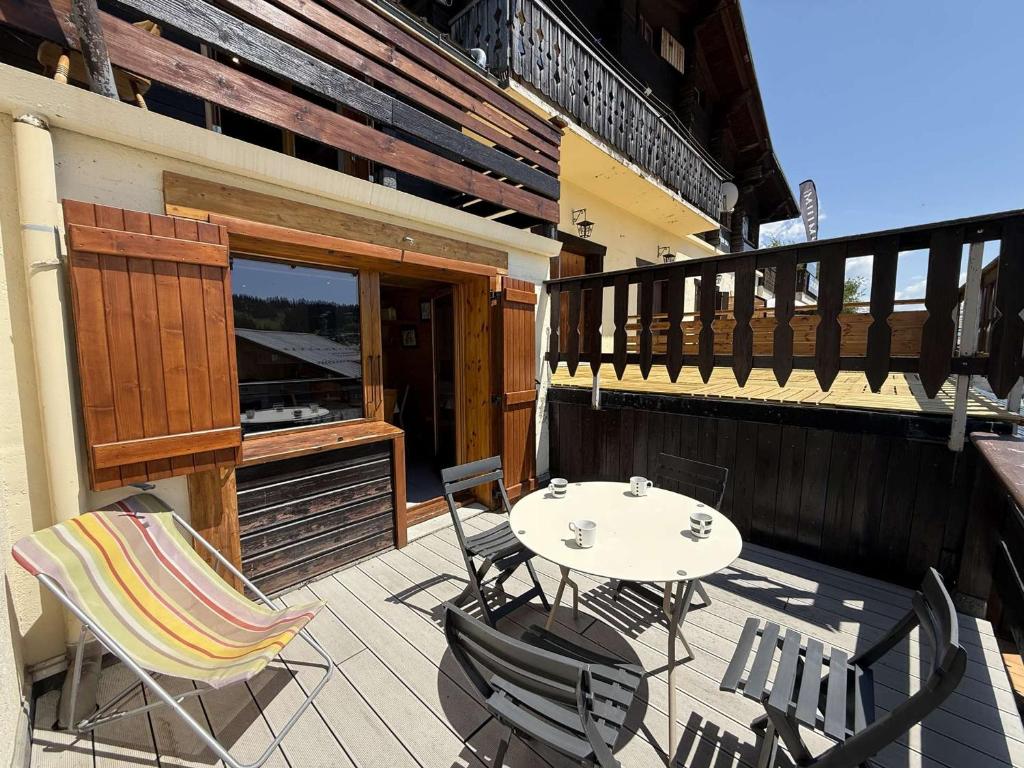 Studio mezzanine rénové, terrasse - 4/6 pers. - 4