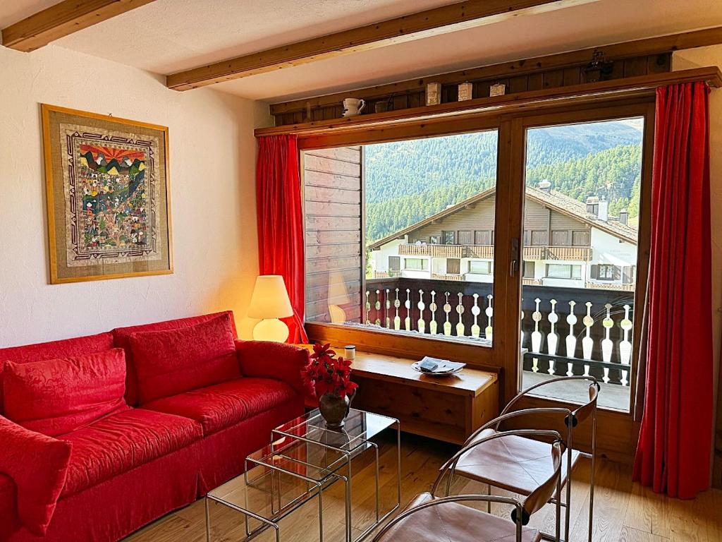 Arvenholz-Studio mit Balkon & Bergblick, 2 Personen, Parkplatz - CL06 - 2