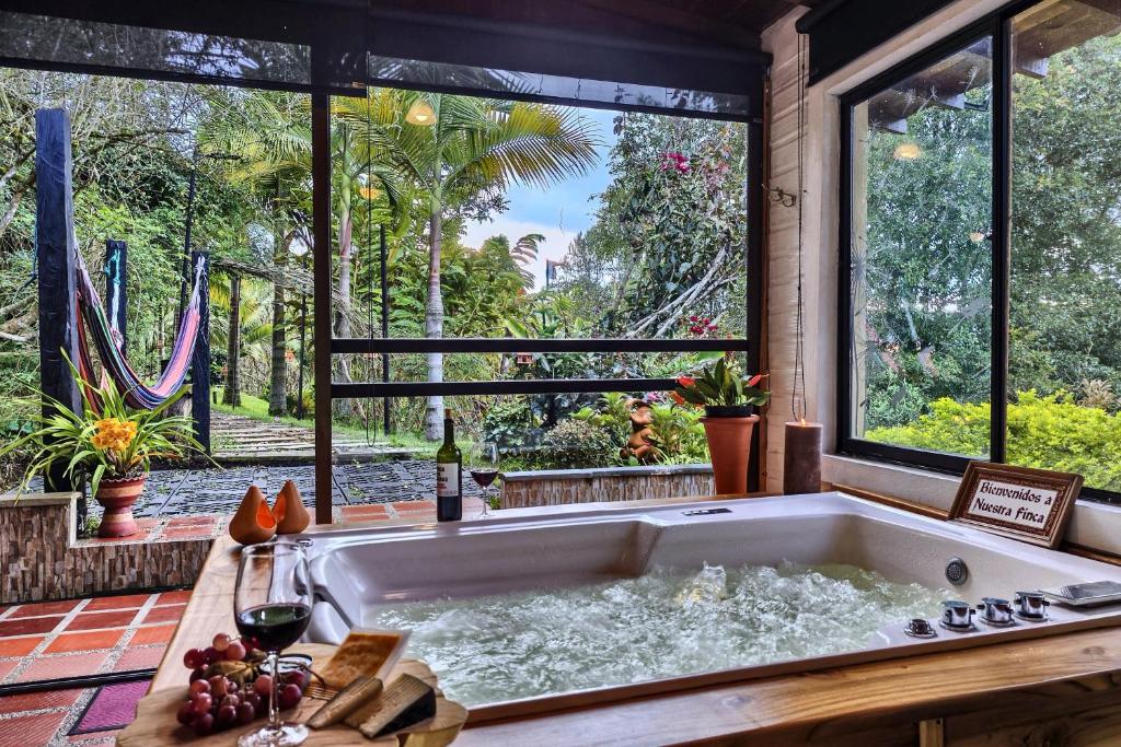 Chalé de montaña con Jacuzzi - 1