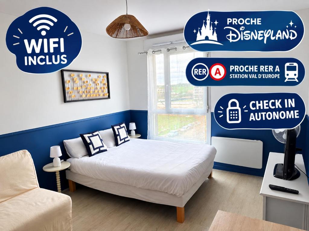 Studio OHANA - Near Disneyland 5 min RER - 1