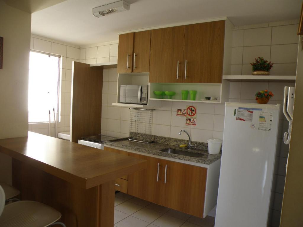 Kitchen, Jardins das Thermas Caldas Novas - ACHEI FERIAS - Com Roupa de Cama in Caldas Novas