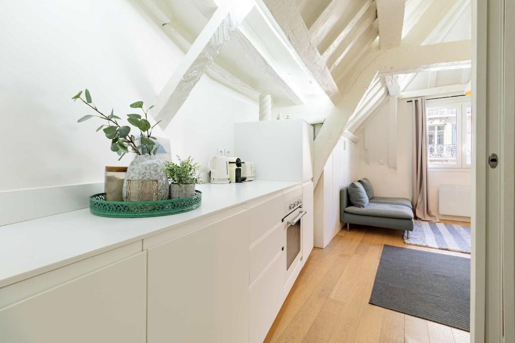 Parisian Charm Apt Steps from Notre-Dame - 4