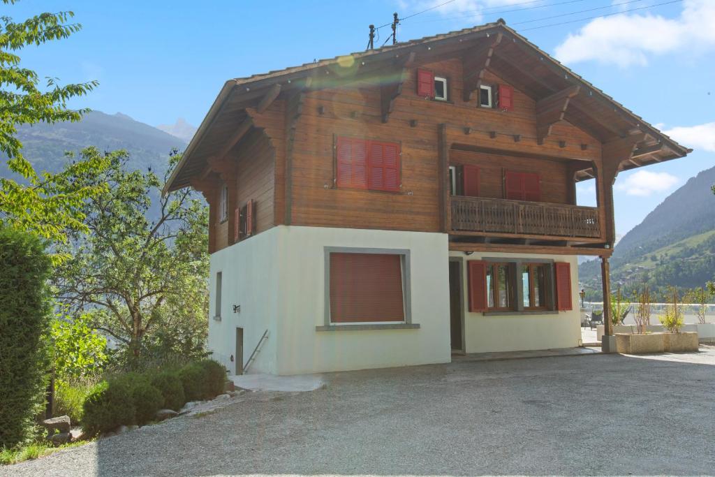 Chalet 10 personnes, vue Dent Blanche, parking - 5