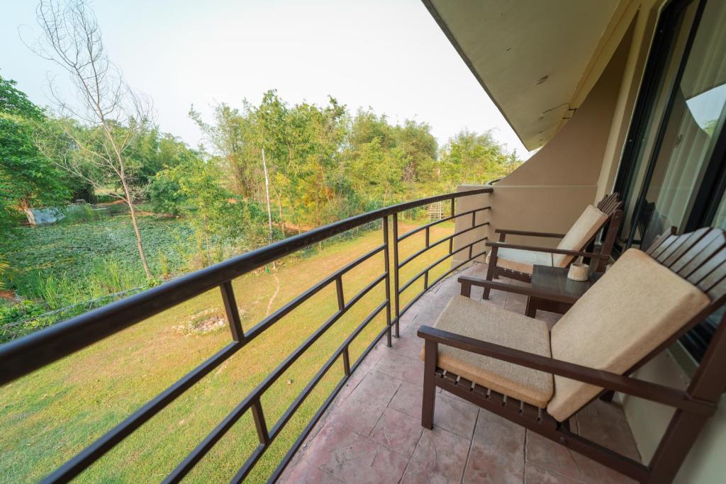 Balcony/terrace, Lumbini Buddha Garden Resort in Lumbini