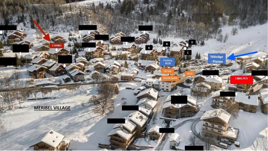 Résidence Fermes De Meribel E - Méribel Village appartement 3 pièces MAE-4083 - 3