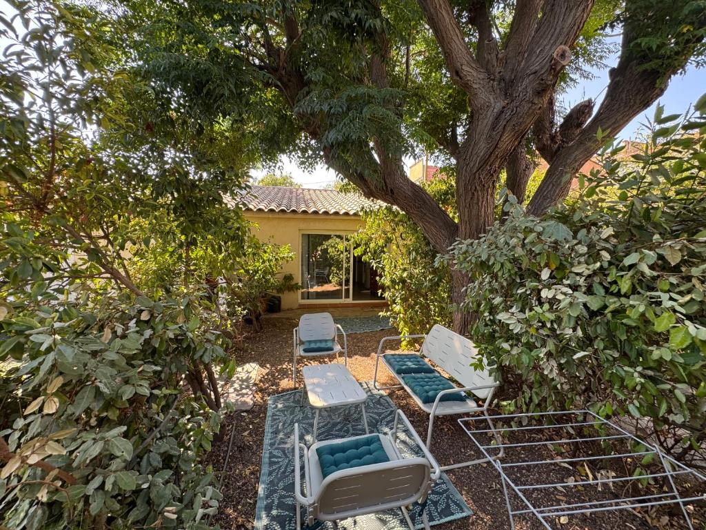Apparemment calme dans un grand jardin - 1