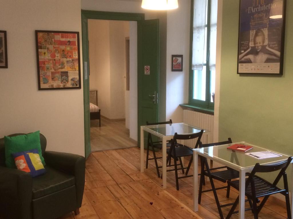 Shared lounge/TV area, La Terrazza Di Arturo Guest House in Turin