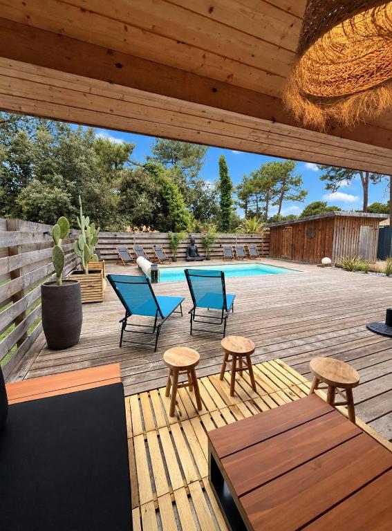 Villa 4 chambres, climatisation piscine chauffée et privée - 2