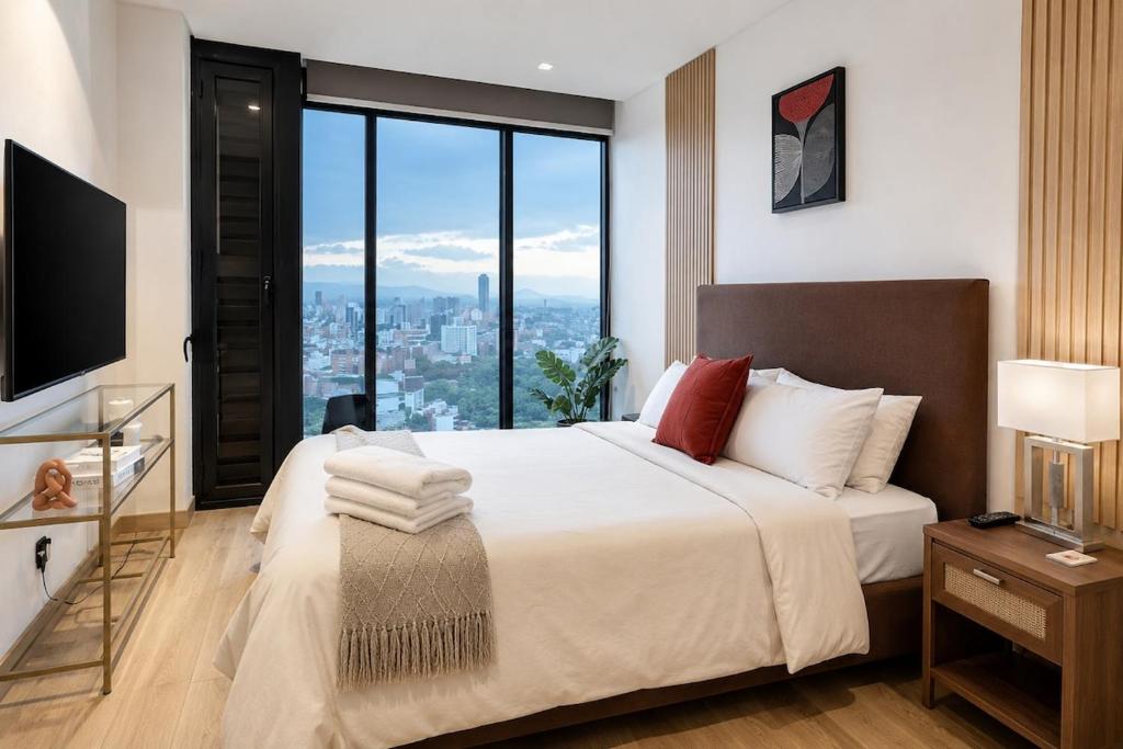 Premium Loft Reforma View Pool Gym - 4