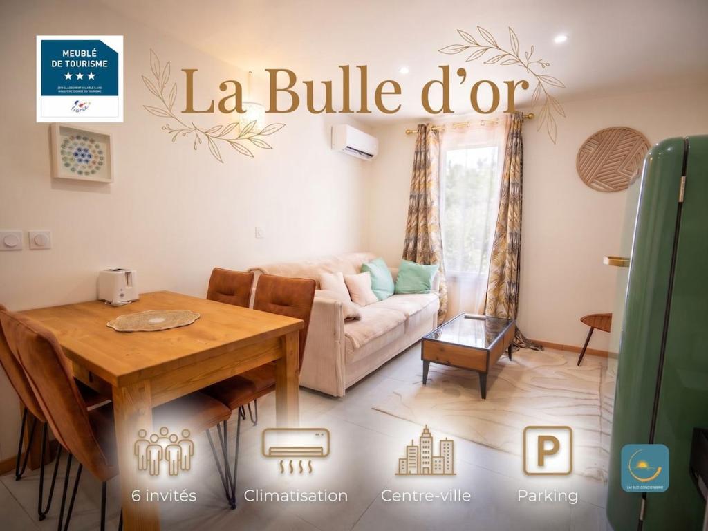 La Bulle d'Or T3, train station, parking, whirlpool and air conditioning - 1