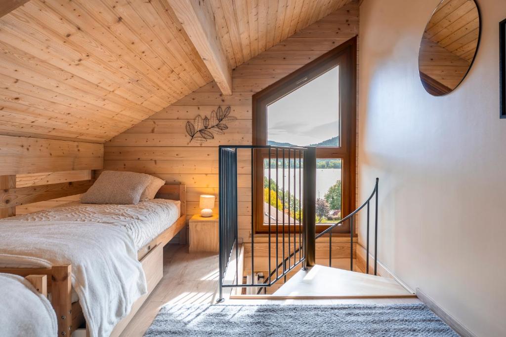 La Suite and Le Cocon, 2 apartments, balnéo avec vue lac - 5