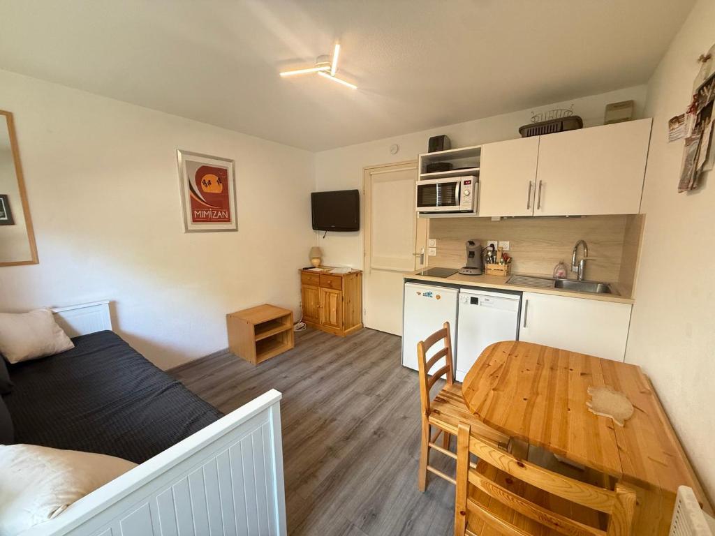 Studio cabine 4 pers avec balcon aux Adrets-Prapoutel - 5