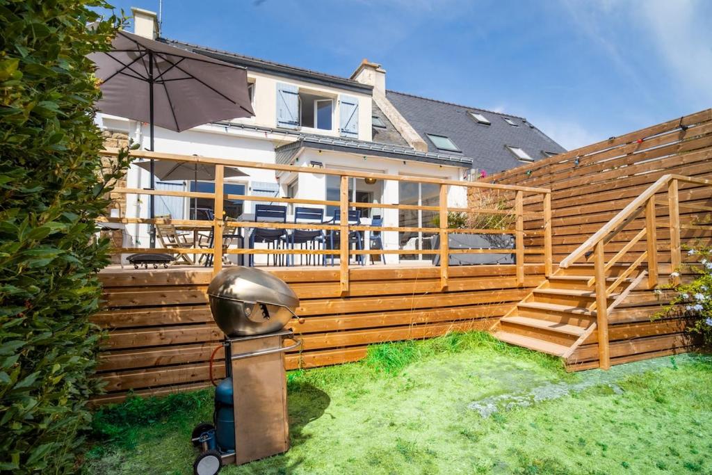 Ty Lisa - Maison de village avec véranda lumineuse sur grand jardin - 3