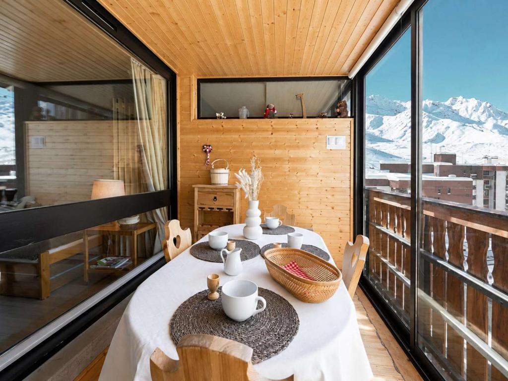 Charmant appart 4 pers. 31m² au cœur de la montagne, avec véranda panoramique et équipements inclus - 4