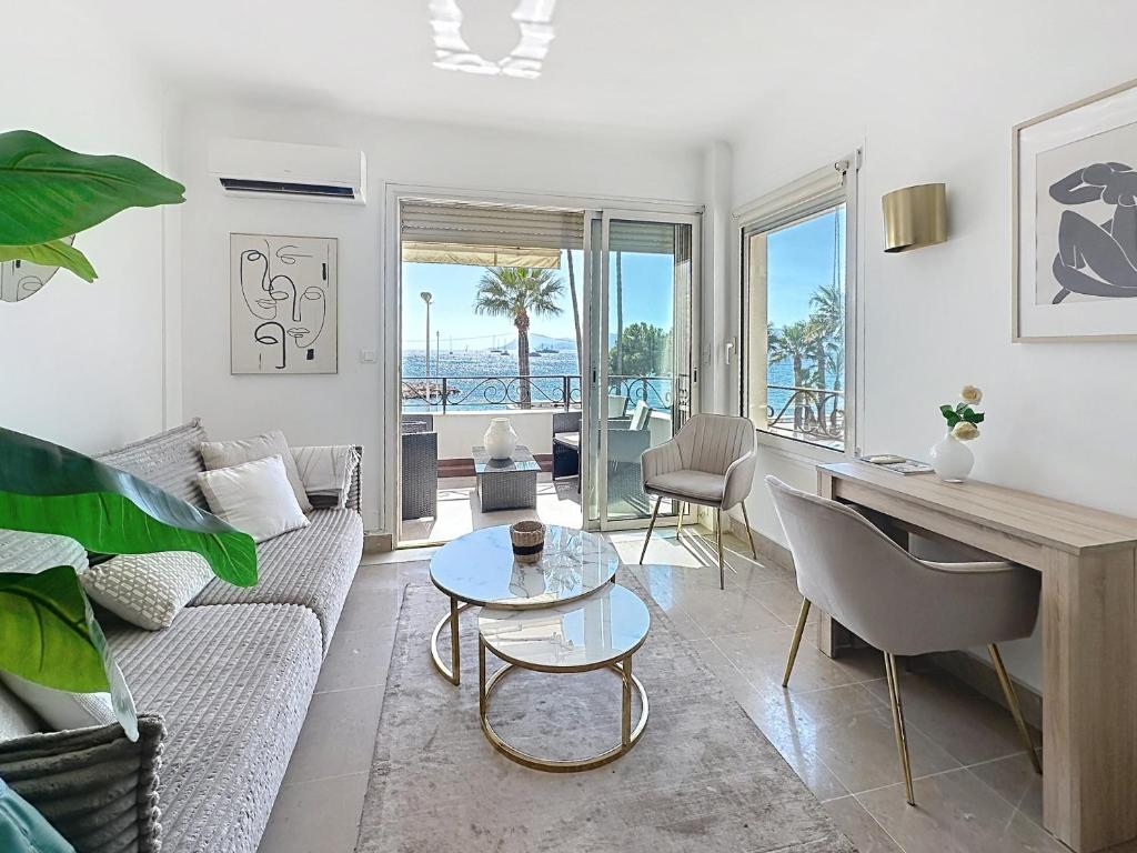 Two en-suite bedroom apartment on La Croisette - Sea view - 1