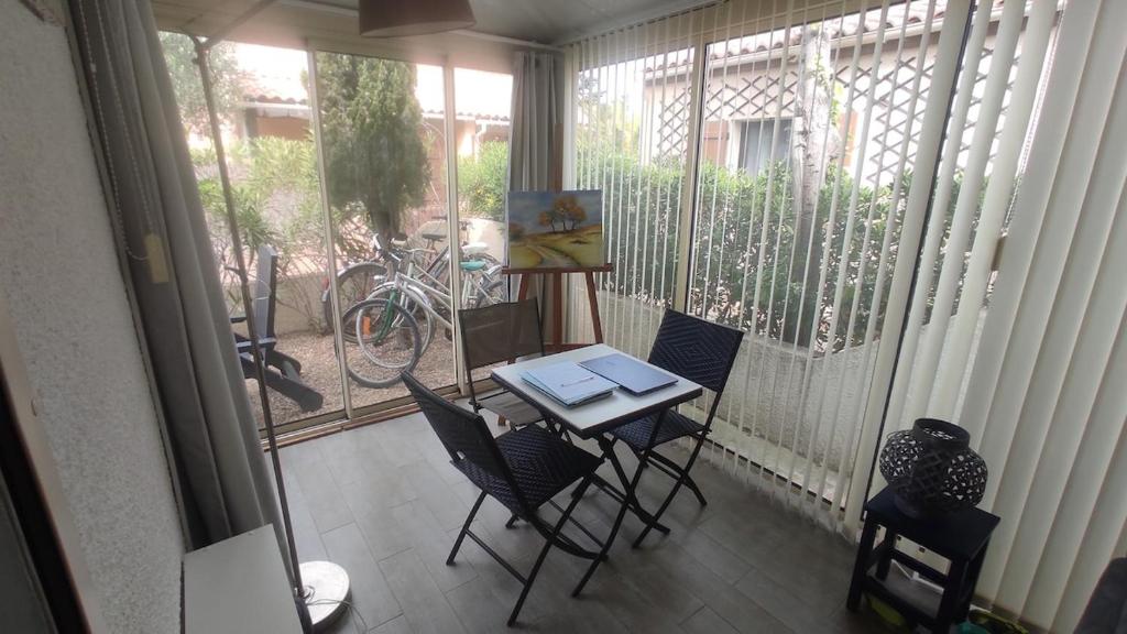 maison de vacances climatisée 5 pers avec piscine commune et vélos - 4