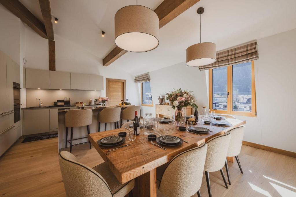 Paradisa Summit - Elégant appartement penthouse avec vue Mont-Blanc - 4