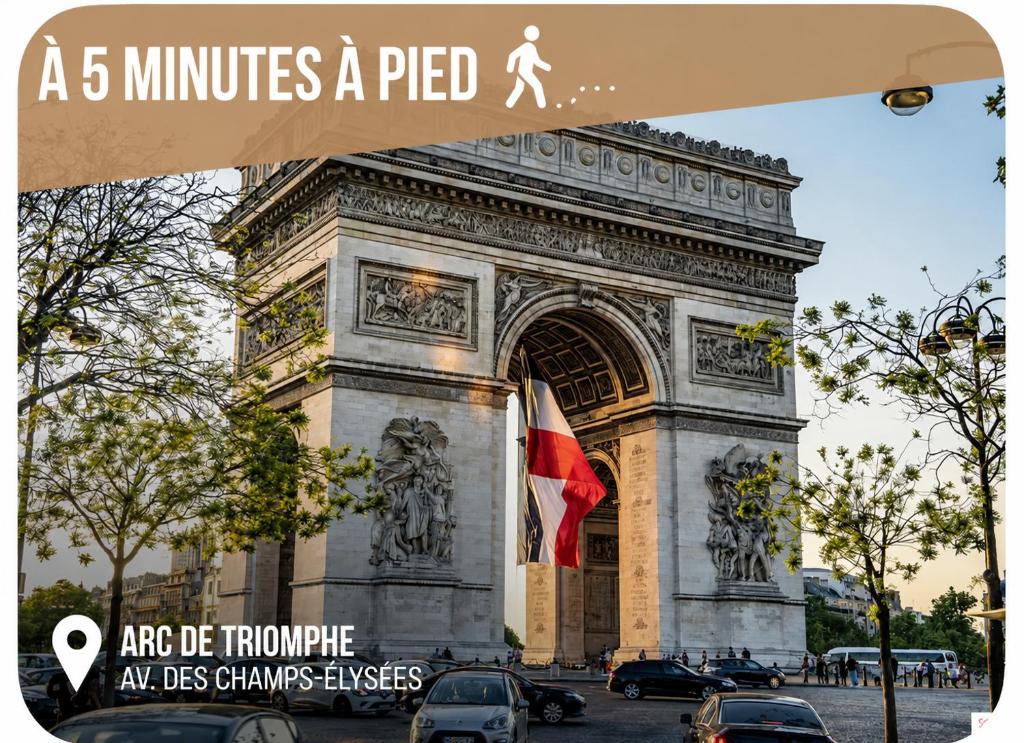 II Champs-Elysees - George V - Air Conditioned - 8 Guests - 5