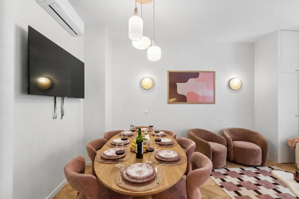 Lavie Maison - 3 Bedrooms & AC near Pompidou - 3