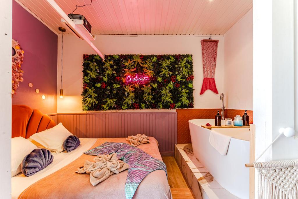 Coquillages et crustacés, vidéoprojecteur baignoire îlot chez Ivona Vacances - 2