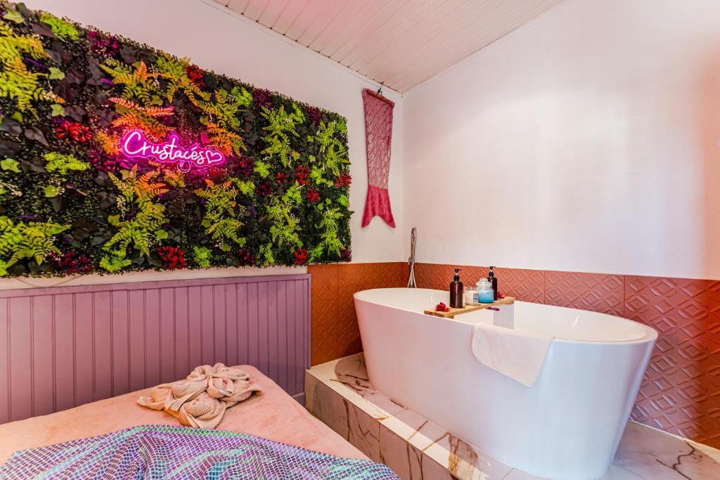 Coquillages et crustacés, vidéoprojecteur baignoire îlot chez Ivona Vacances - 3