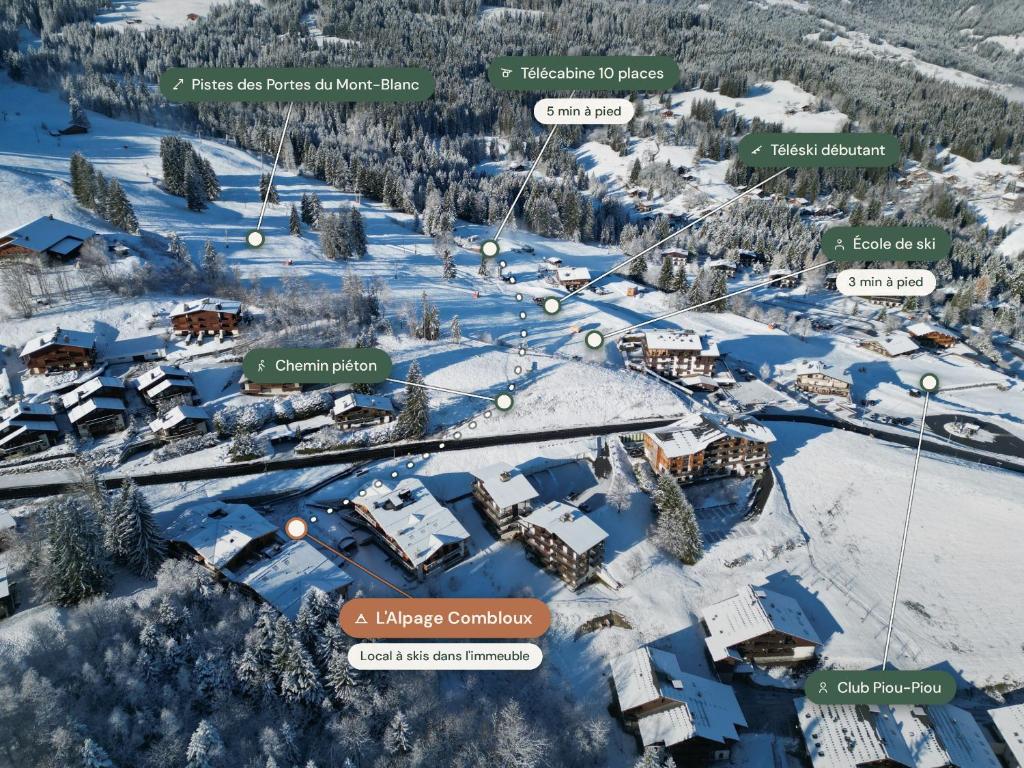Le lodge de l alpage - Ski in ski out - 2 chambres 1 cabine - 3