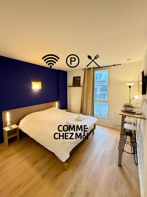 Studio Le 313, confortable et tout équipé, Garage Gratuit et Privatif à Nancy - 1