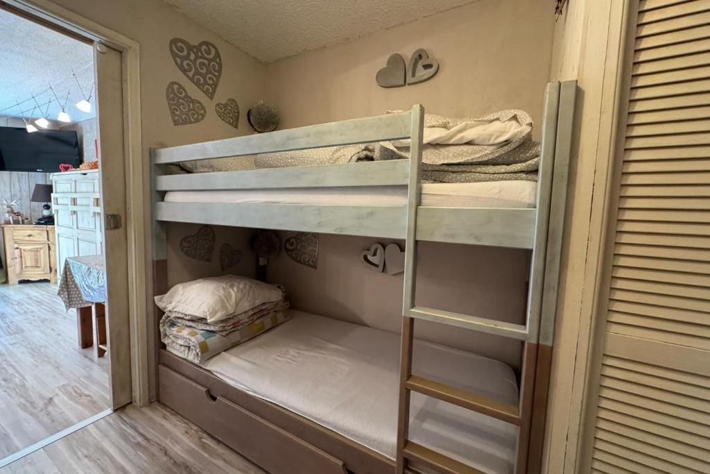 Studio rénové 5 pers - avec balcon - Les Clématites - Risoul 1850 - 5