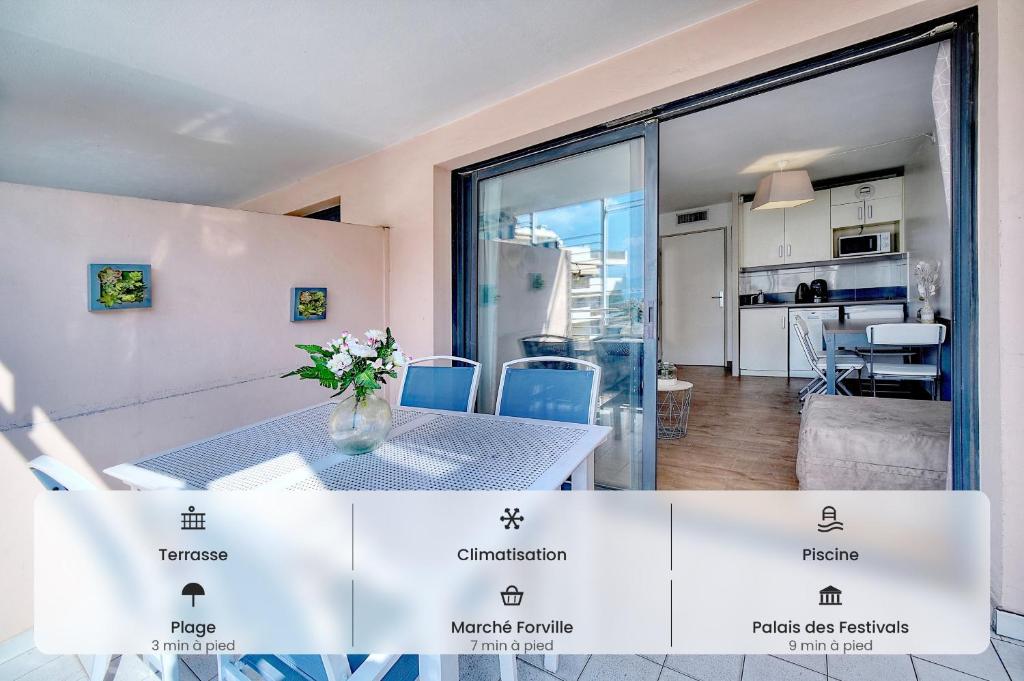 Agréable 2 pièces TERRASSE, PISCINE, Clémenceau A1B235 - 1