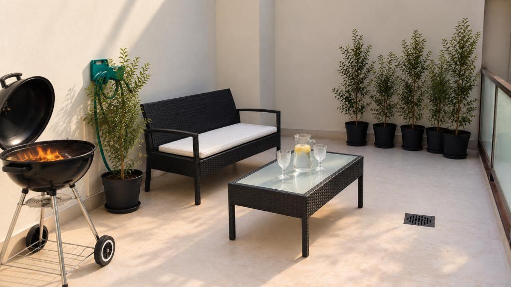Patio privado y Parrilla Pet Friendly - 1