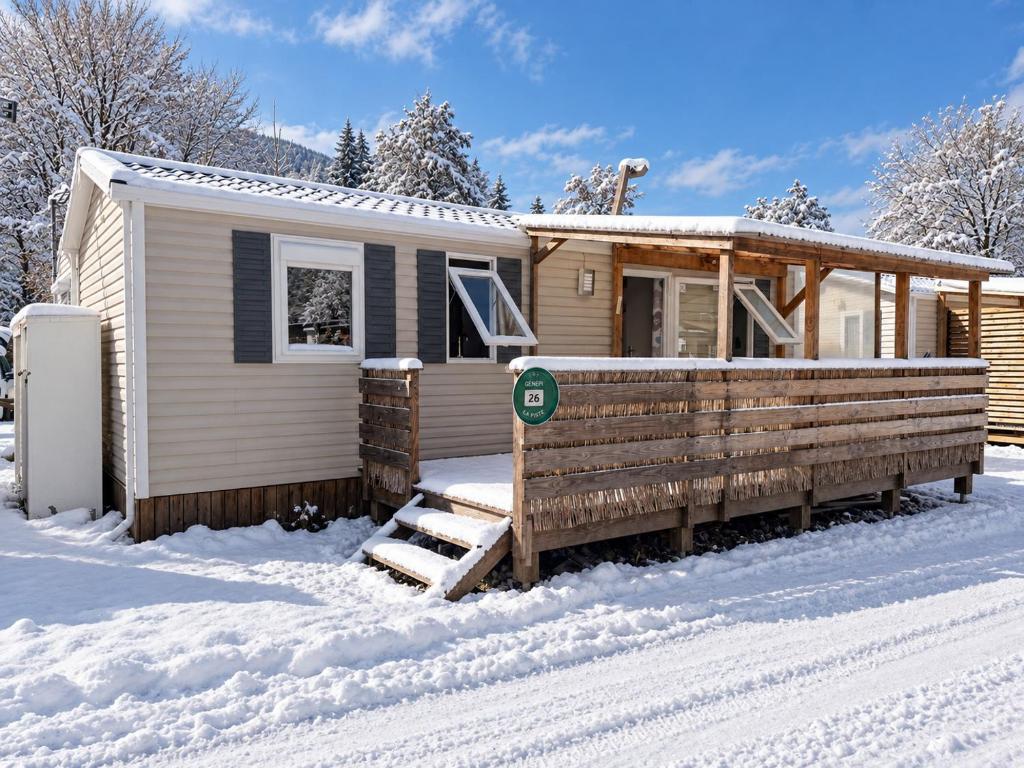 Le Génépi Mobil-home 3 chambres pour 6 pers avec Climatisation Camping 3 etoiles - 3