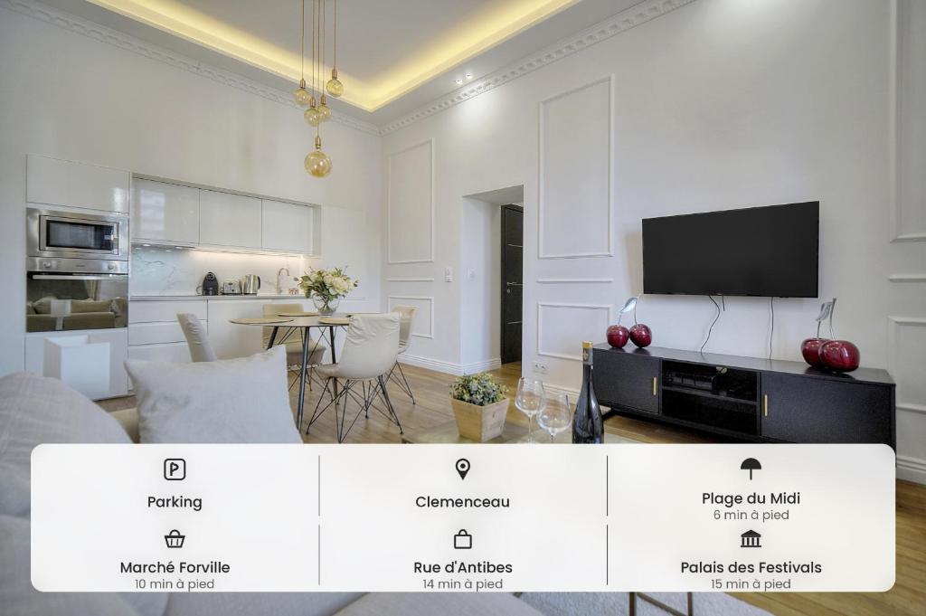 CANNES CENTRE, Parking, Elégant 2 Chambres, 2 SDB A2b248 - 1