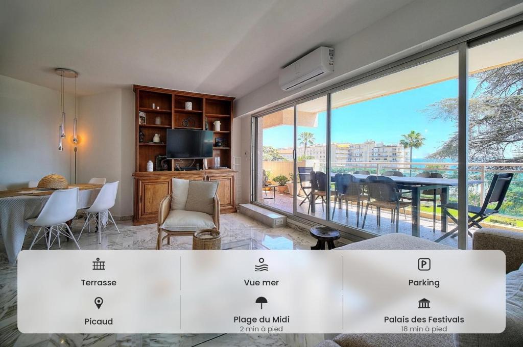 Somptueux 2 chambres vue MER, TERRASSE, PARKING A2B232 - 1