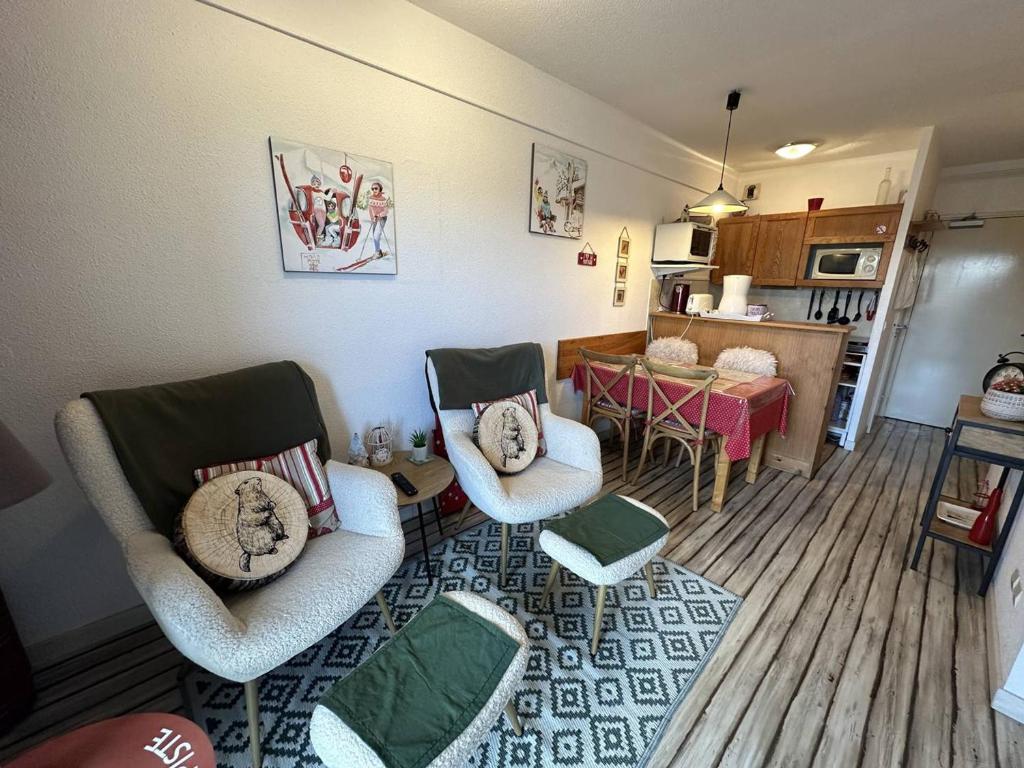 F2 au pied des pistes avec WiFi et parking - 1