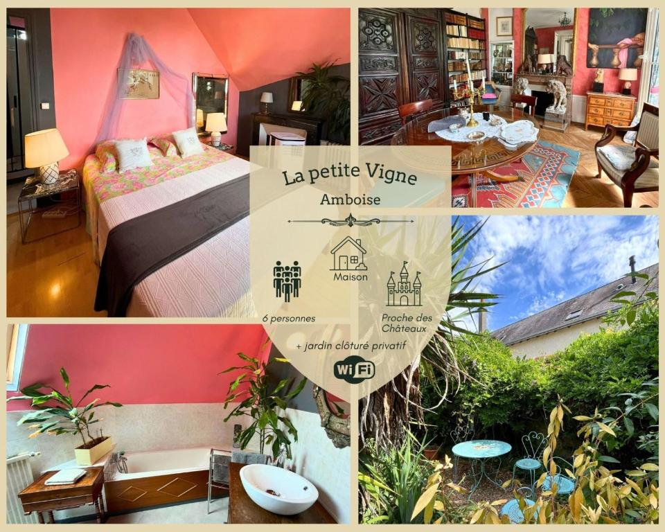 Chambre Rose - Maison La Petite Vigne Chambres d'hôtes - 1