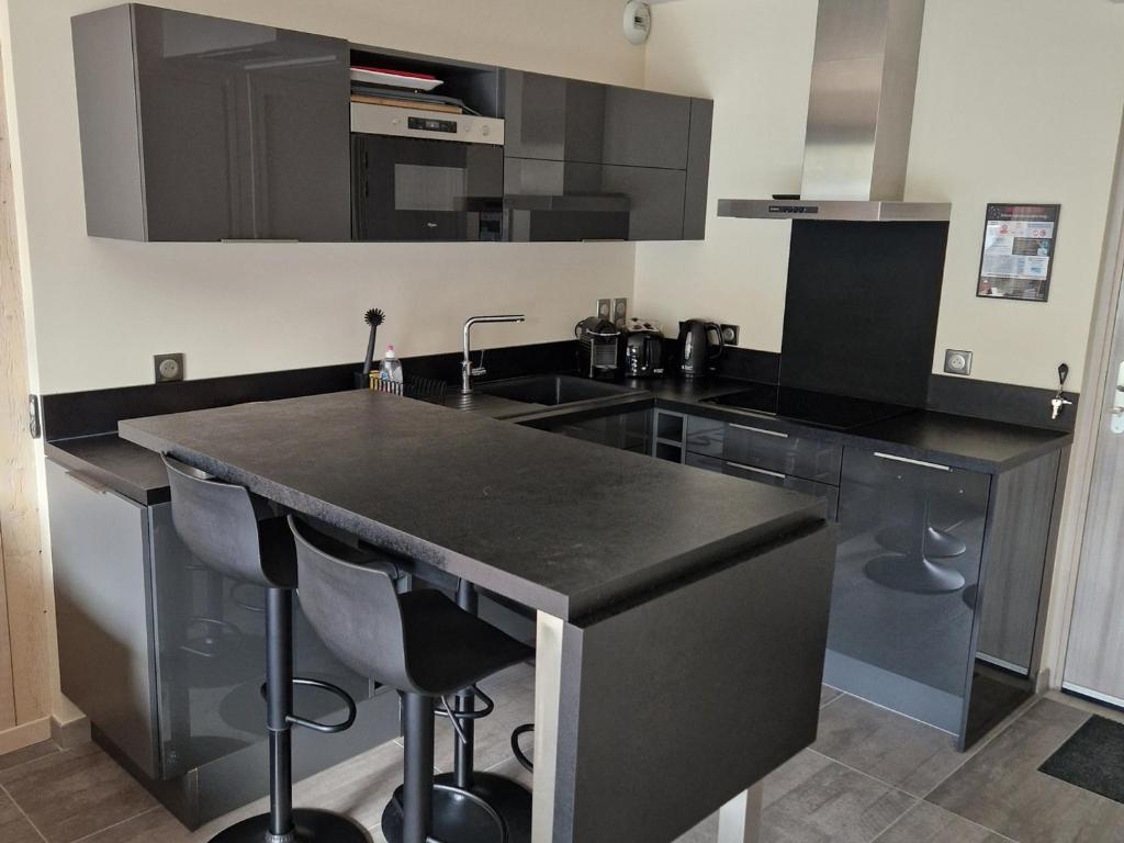 Studio fonctionnel, vue montagne - 4 pers. - 2