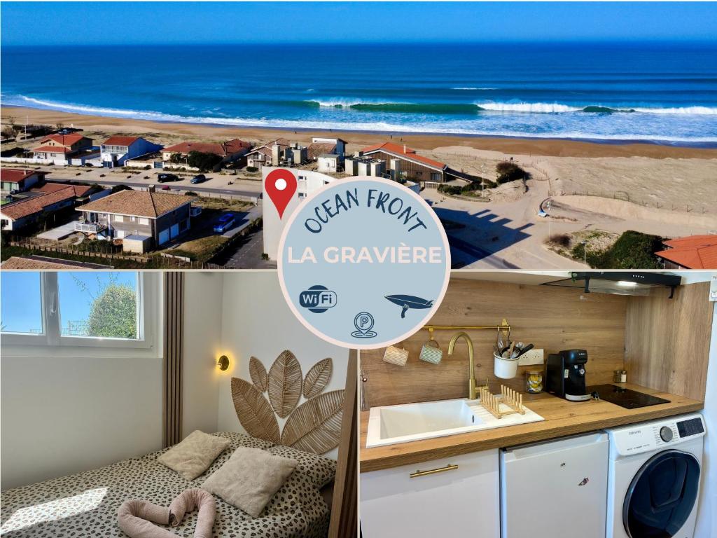 La Gravière, Cozy Studio Wifi & Parking 20M Océan Surf Plage - 1