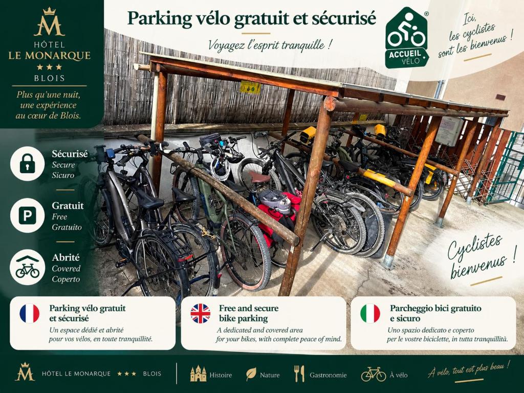 Logis Hôtel Restaurant LE MONARQUE 30 Parking Vélos Sécurisé - 2