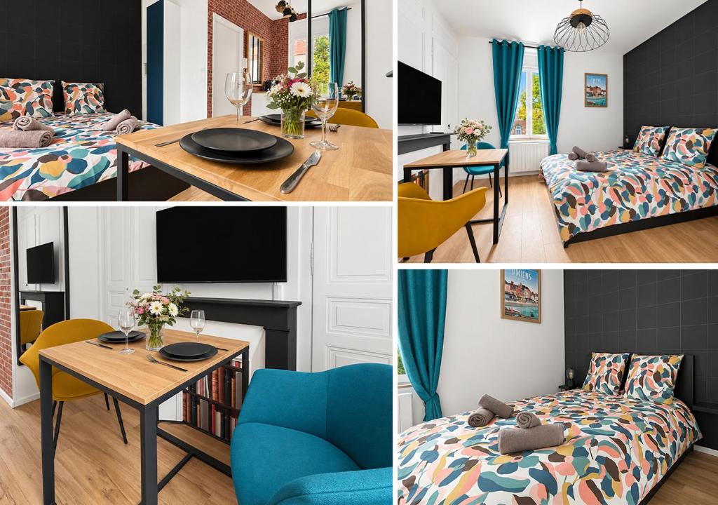 Studio Design et Calme 2 pers Gare 8min Amiens - 1