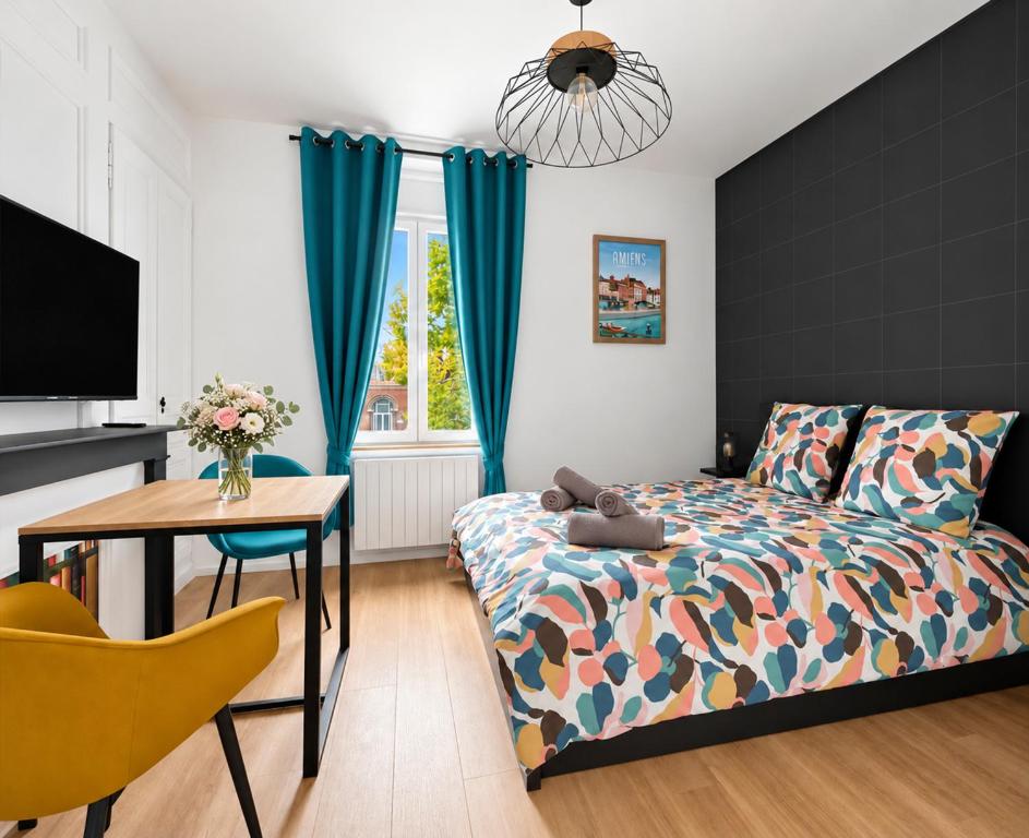 Studio Design et Calme 2 pers Gare 8min Amiens - 5