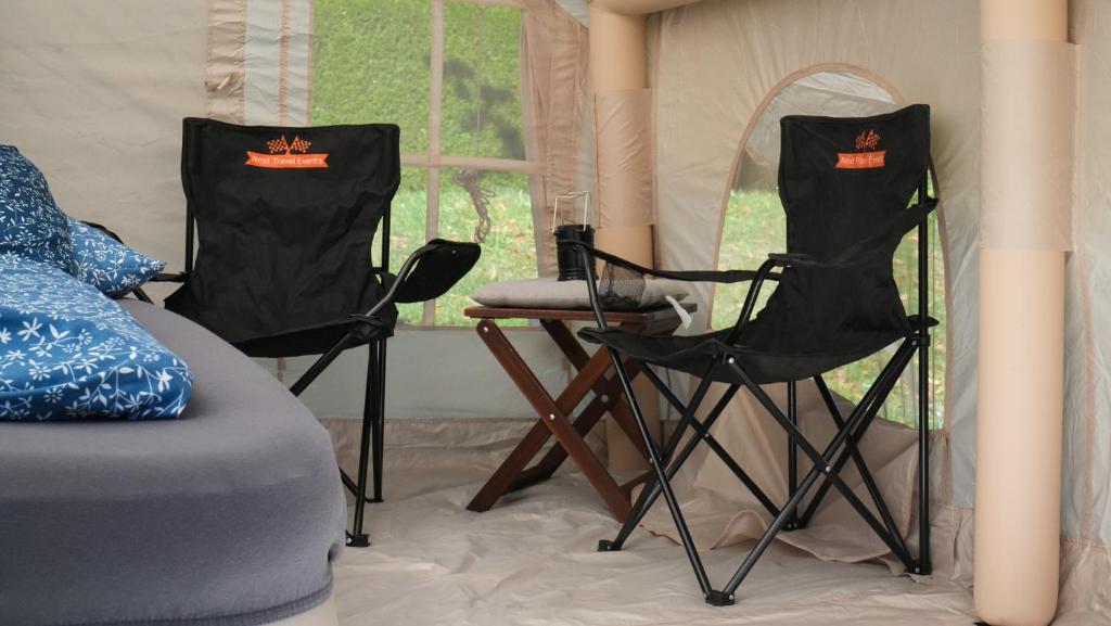 Glampingzelt mit Bergblick am Camping Raddörfl - 5